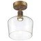 Access Lighting Port Nine Chardonnay, Chardonnay LED SemiFlush, Antique Brushed Brass Finish, Clear Glass 63147LEDD-ABB/CLR - alternate 6